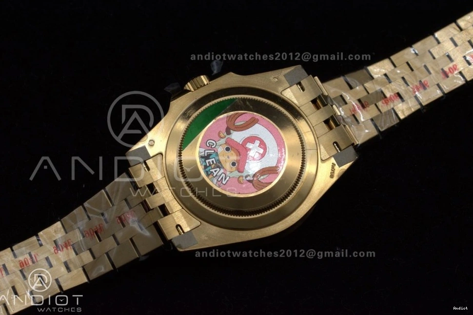 Master GMT DD3285 on Bracelet Black 1:1 II GRNR 126718 Best Jubilee Clean CHS Edition YG Dial 0402